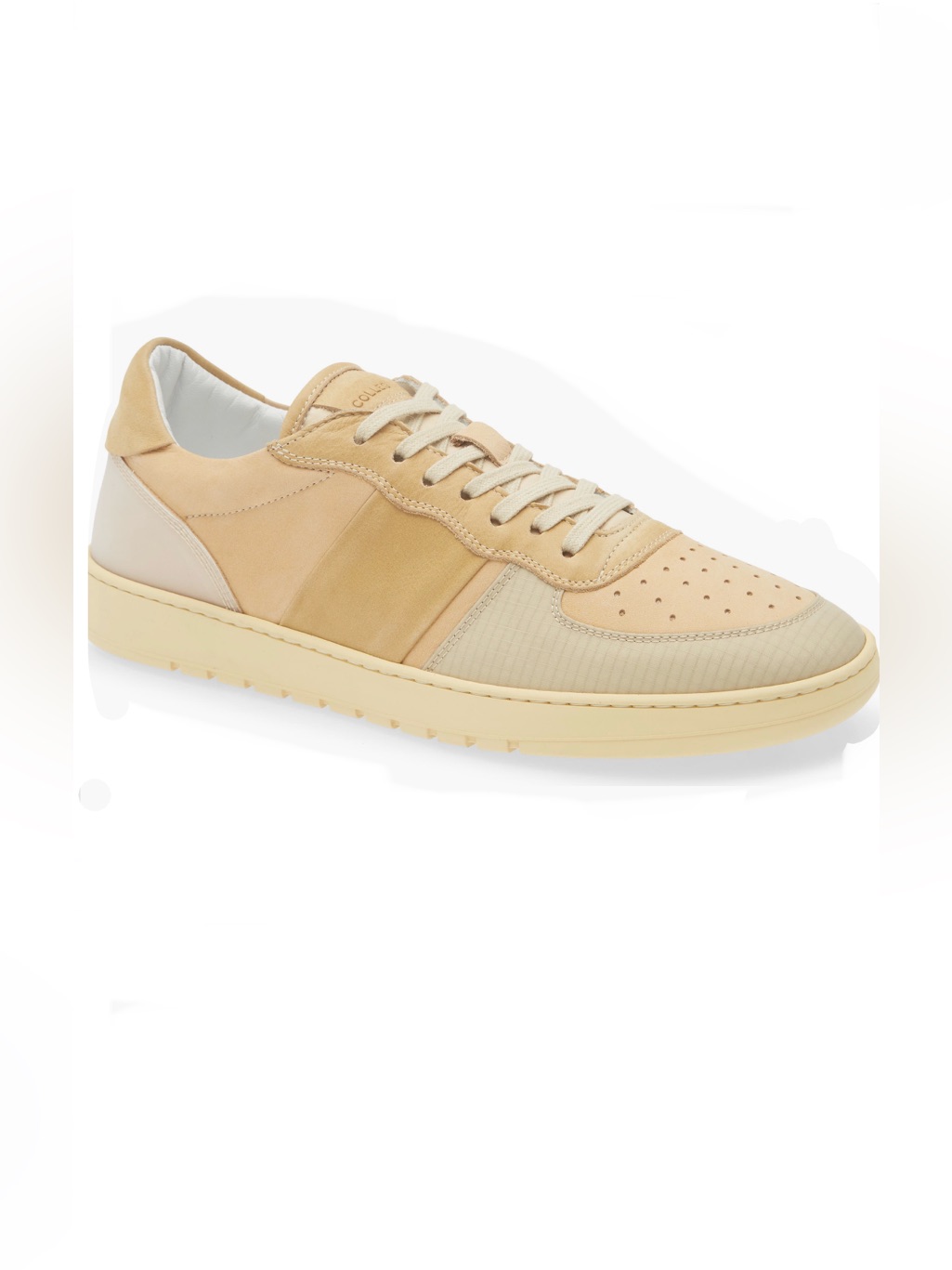Collegium Pillar Destroyer Low Top Sneakers Ripstop Natural Tan Vintage Men’s 6